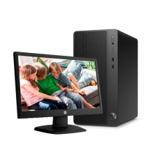 HP 290 MT G3 Core i3-9100 4GB DDR4 1TB HDD Intel UHD Graphics 630 DOS  – 8VR56EA + HP V194 18.5-in Monitor